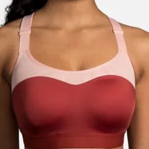 Women's pink and Red Sports Bra